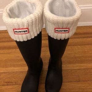 Sweater socks for tall Hunter boots